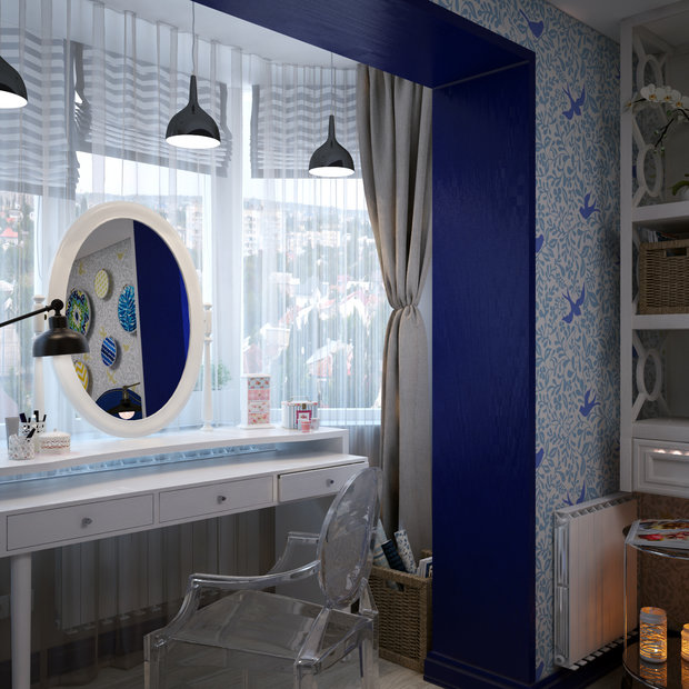 Фото из портфолио Спальня девушки – фотографии дизайна интерьеров на INMYROOM