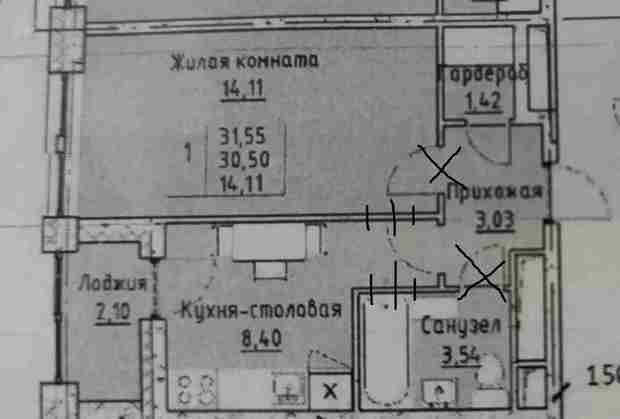 План-схема интерьера