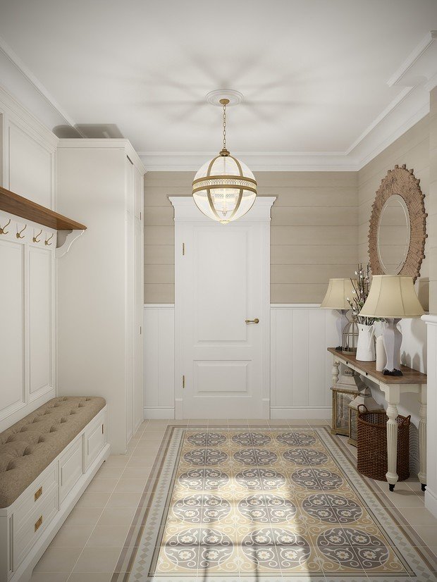 Фотография: Прихожая в стиле Прованс и Кантри, Классический, Дом, Советы, Дача, оксана евдокимова, мм-2 – фото на INMYROOM