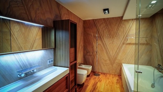 Фотография: Ванная в стиле Лофт, Современный, Интерьер комнат, Эко, Ванна – фото на INMYROOM