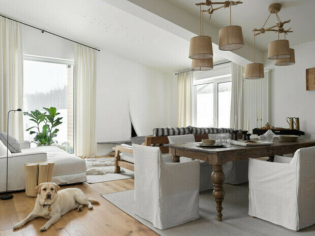 Фотография: Кухня и столовая в стиле Прованс и Кантри, Скандинавский, Дом, Проект недели, Дача, Дом и дача, 4 и больше, Более 90 метров, Анастасия Рыкова, S-Style, Калуга – фото на INMYROOM