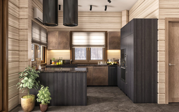 Фото из портфолио Дом в Тверской области – фотографии дизайна интерьеров на INMYROOM