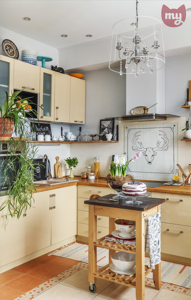 Фотография: Кухня и столовая в стиле Скандинавский, Гостиная, Кабинет, Советы, Оксана Пантелеева – фото на INMYROOM Фотография: Кухня и столовая в стиле Скандинавский, Гостиная, Кабинет, Советы, Оксана Пантелеева – фото на INMYROOM