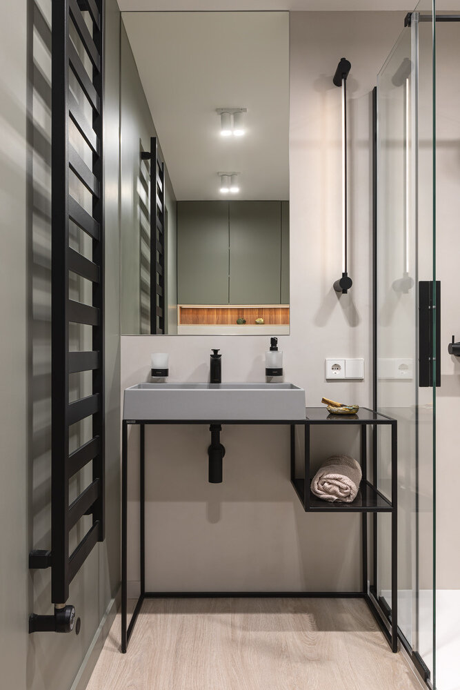 Фотография: Ванная в стиле Современный, Проект дня, Таунхаус, 3 комнаты, Более 90 метров, Алена Николаева – фото на INMYROOM Фотография: Ванная в стиле Современный, Проект дня, Таунхаус, 3 комнаты, Более 90 метров, Алена Николаева – фото на INMYROOM