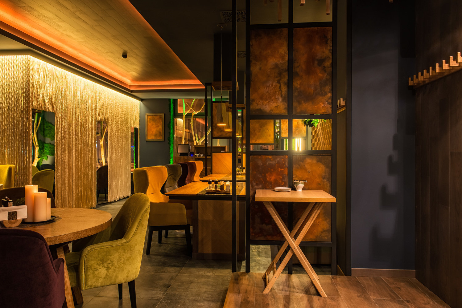 Фото из портфолио Дизайнер интерьера Курск. Ресторан FOREST GRILL – фотографии дизайна интерьеров на INMYROOM