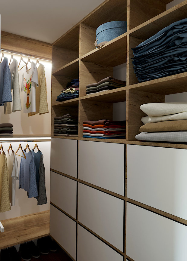 Фото из портфолио Дизайн однокомнатной квартиры – фотографии дизайна интерьеров на INMYROOM