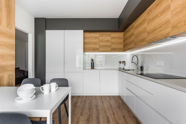 Фото из портфолио Трёхкомнатная квартира для молодой семьи – фотографии дизайна интерьеров на INMYROOM