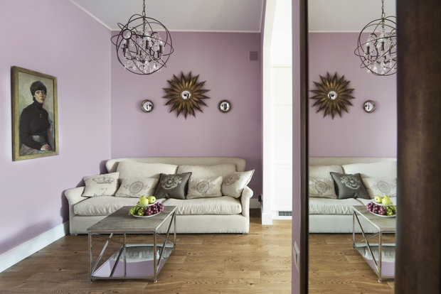 Фотография: Гостиная в стиле Эклектика, Квартира, Дома и квартиры – фото на INMYROOM