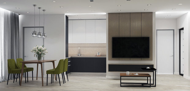 Фото из портфолио Квартира Сургут – фотографии дизайна интерьеров на INMYROOM