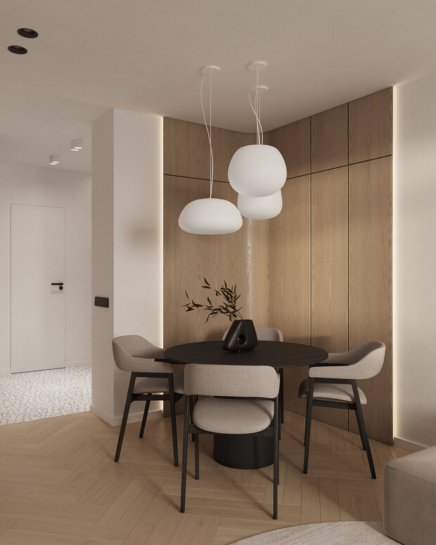 Фото из портфолио КВАРТИРА НА СУХАРЕВСКОЙ – фотографии дизайна интерьеров на INMYROOM