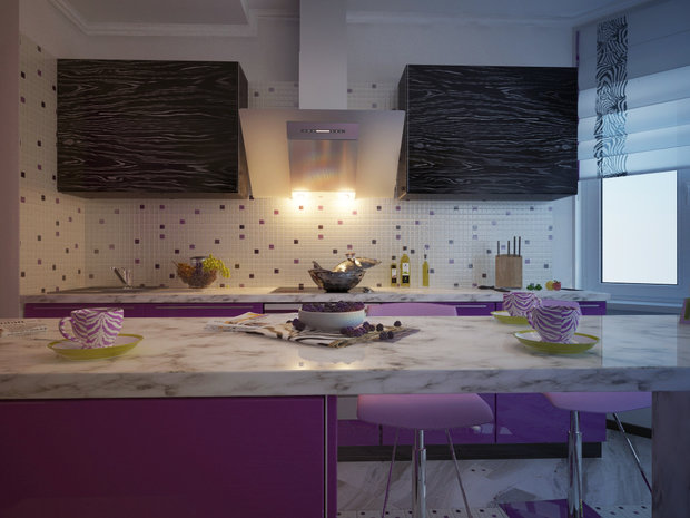 Фото из портфолио дизайн-проект квартиры в стиле хай-тэк – фотографии дизайна интерьеров на INMYROOM