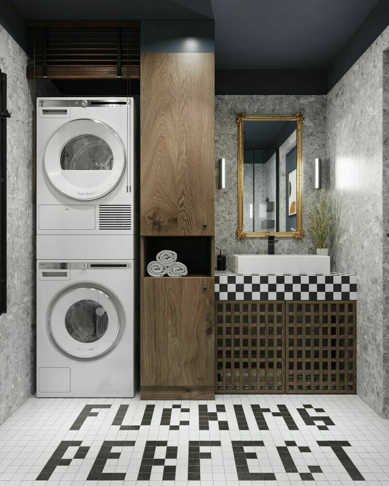 Фотография: Ванная в стиле Лофт, Современный, Эклектика, Квартира, Проект дня, Санкт-Петербург, 2 комнаты, 40-60 метров, ToTaste.studio – фото на INMYROOM Фотография: Ванная в стиле Лофт, Современный, Эклектика, Квартира, Проект дня, Санкт-Петербург, 2 комнаты, 40-60 метров, ToTaste.studio – фото на INMYROOM