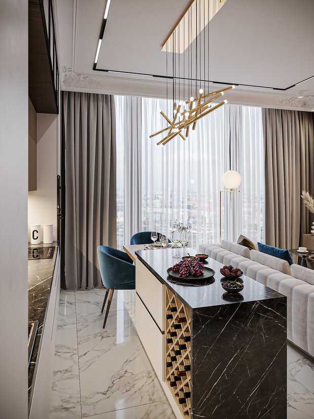 Фото из портфолио Квартира в NEVA TOWERS – фотографии дизайна интерьеров на INMYROOM