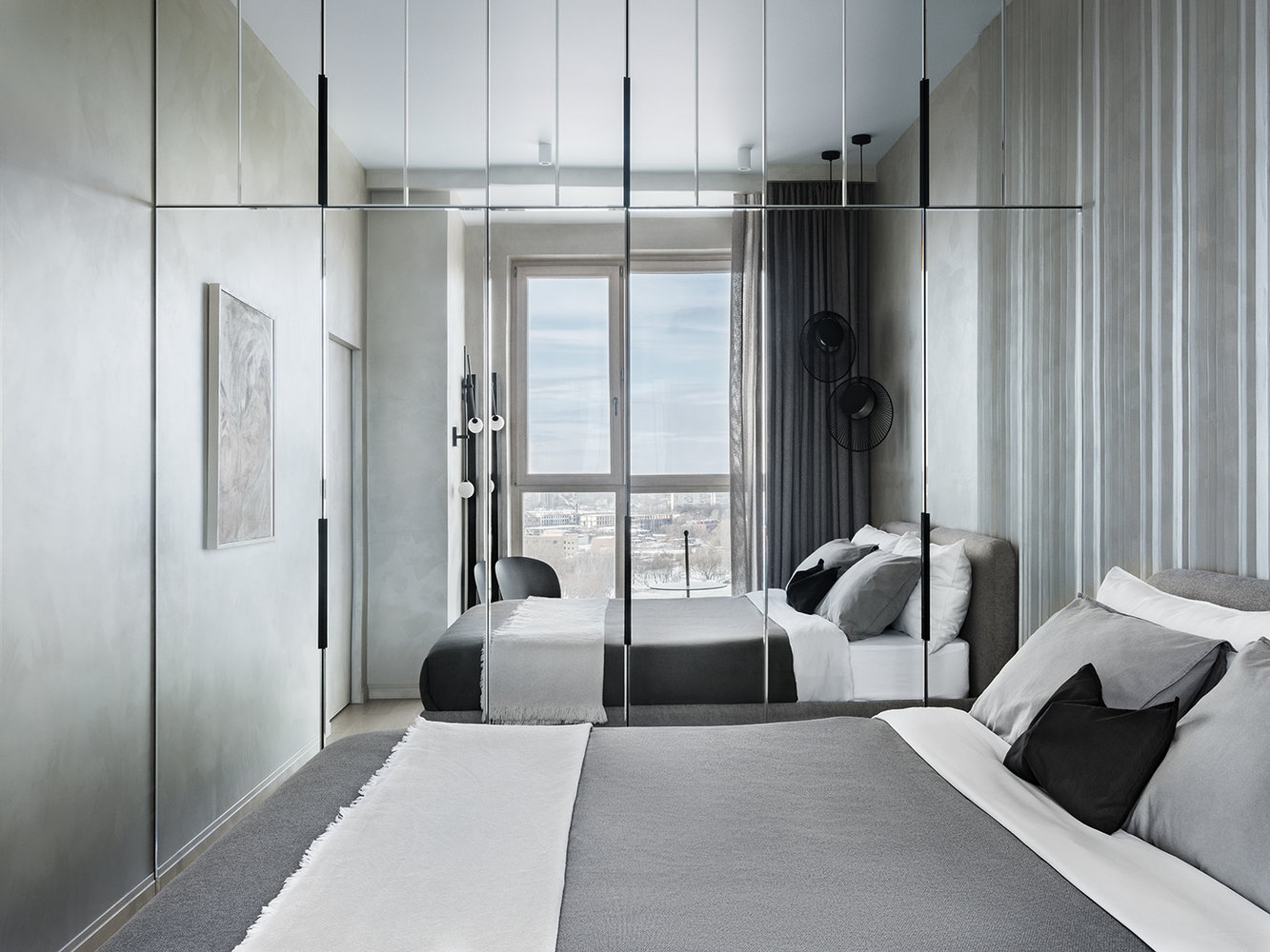 Фотография: Спальня в стиле Современный, Квартира, Минимализм, Проект недели, Москва, 1 комната, до 40 метров, Дарья Сатина – фото на INMYROOM Фотография: Спальня в стиле Современный, Квартира, Минимализм, Проект недели, Москва, 1 комната, до 40 метров, Дарья Сатина – фото на INMYROOM