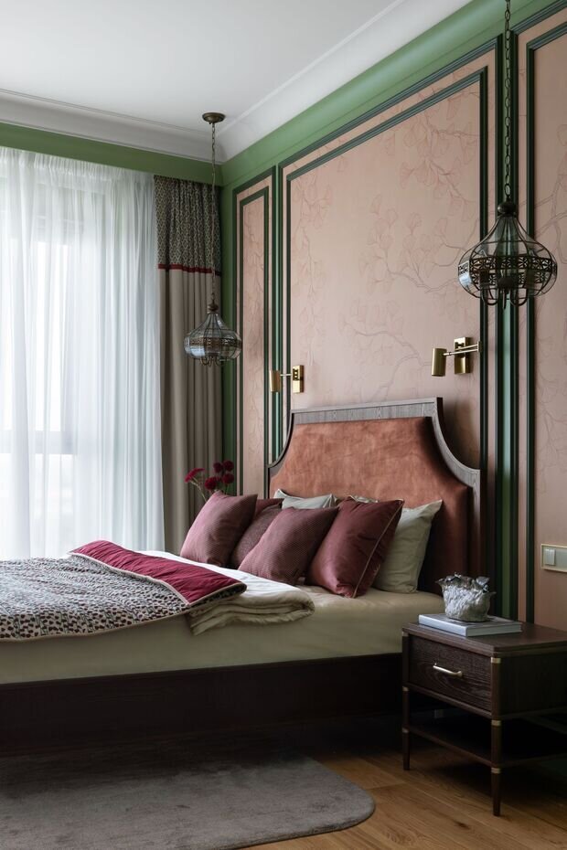 Фотография: Спальня в стиле Классический, Современный, Эклектика, Квартира, Проект дня, Ростов-на-Дону, 3 комнаты, Более 90 метров, Эксклюзивные проекты, Алла Пляшник, Виктория Щербакова – фото на INMYROOM