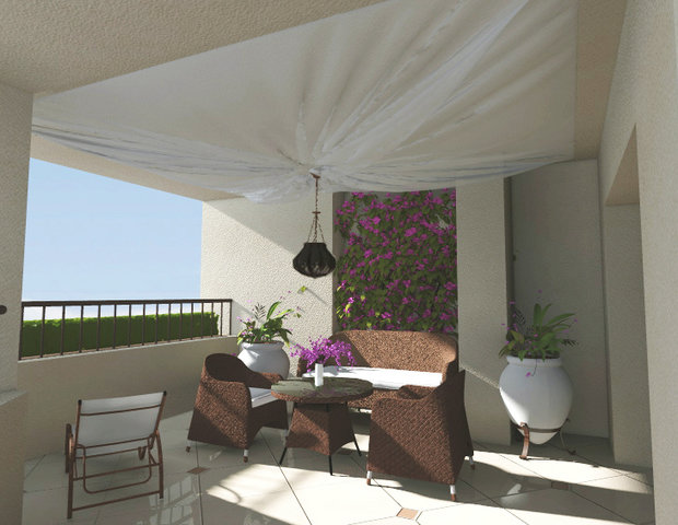 Фото из портфолио Апартаменты с защитой от зноя – фотографии дизайна интерьеров на INMYROOM