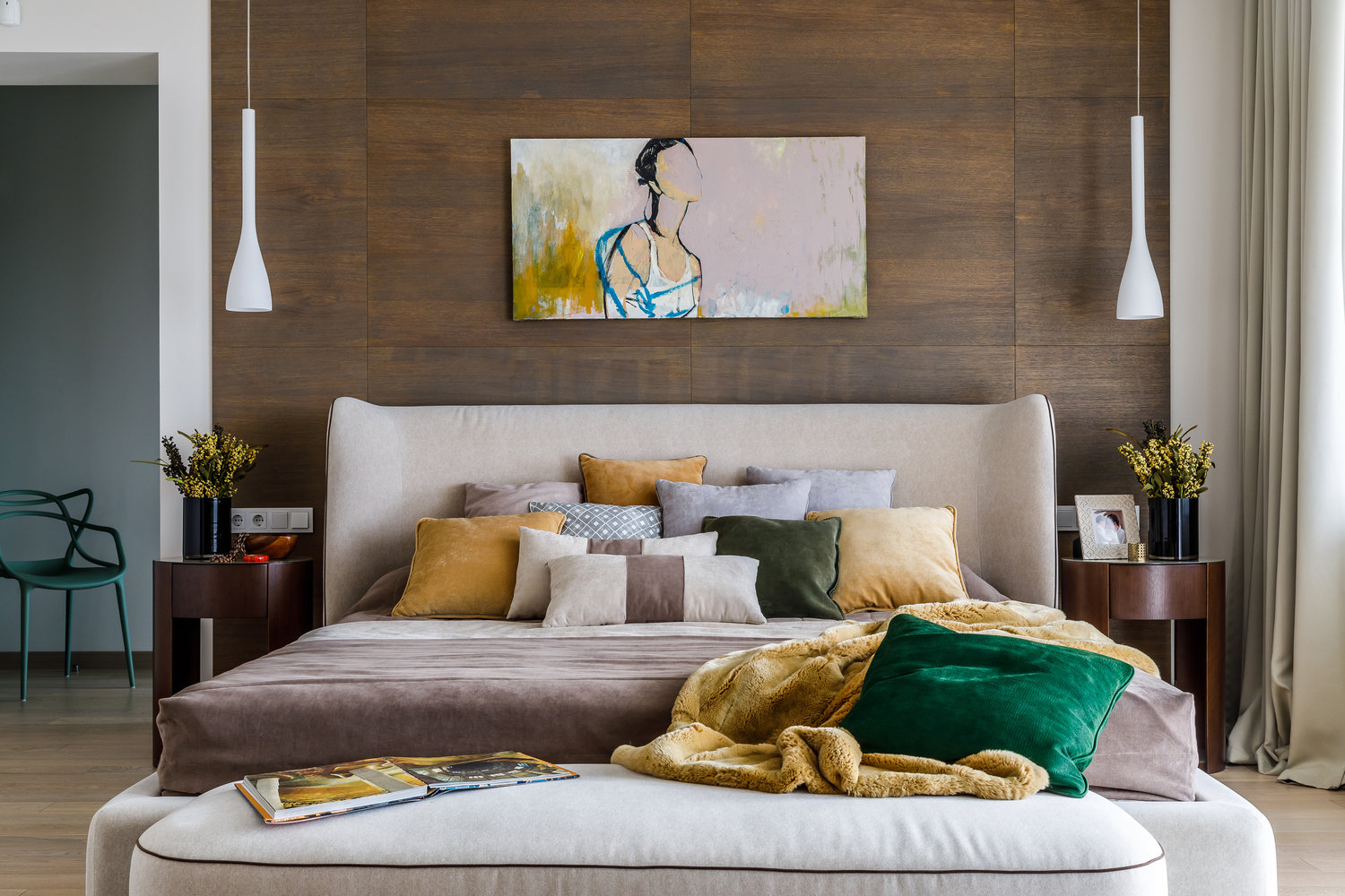 Фотография: Спальня в стиле Современный, Дом, Проект недели, Дом и дача, 4 и больше, Более 90 метров, Алиса Свистунова, Bon-Ton – фото на INMYROOM Фотография: Спальня в стиле Современный, Дом, Проект недели, Дом и дача, 4 и больше, Более 90 метров, Алиса Свистунова, Bon-Ton – фото на INMYROOM