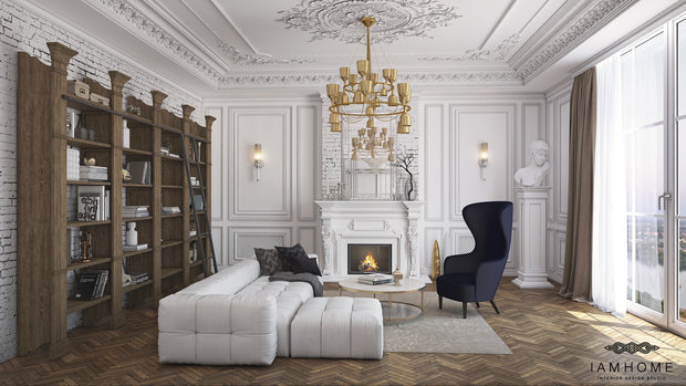Фото из портфолио Итальянская классика – фотографии дизайна интерьеров на INMYROOM