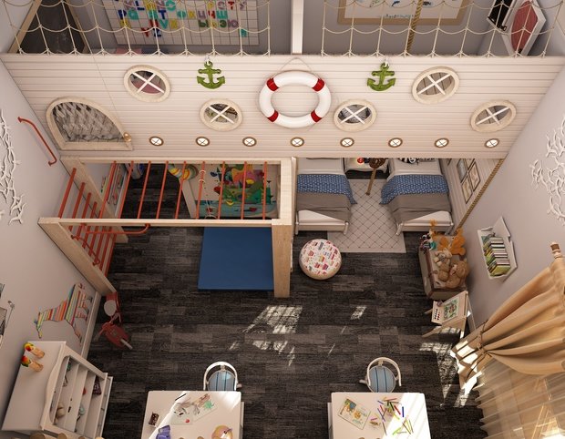 Фото из портфолио Детская комната для мальчиков – фотографии дизайна интерьеров на INMYROOM