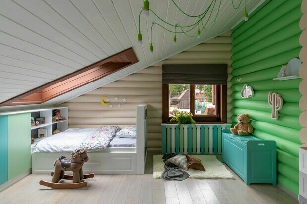 Фотография: Детская в стиле Современный, Прованс и Кантри, Дом, Дача, Дом и дача, Московская область, 4 и больше, Более 90 метров, RodenHome, Екатерина Паршинцева, Екатерина Ерохина – фото на INMYROOM
