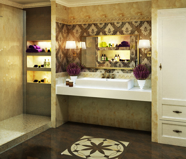 Фото из портфолио Ванные – фотографии дизайна интерьеров на INMYROOM