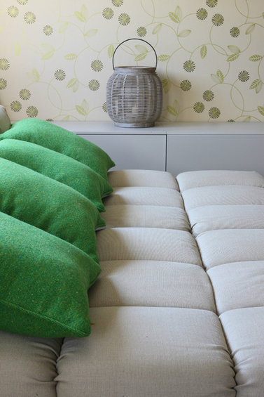 Фотография: Аксессуары в стиле Прованс и Кантри, Современный, Ванная, Квартира, Цвет в интерьере, Дома и квартиры, Белый, Зеленый, Синий – фото на INMYROOM