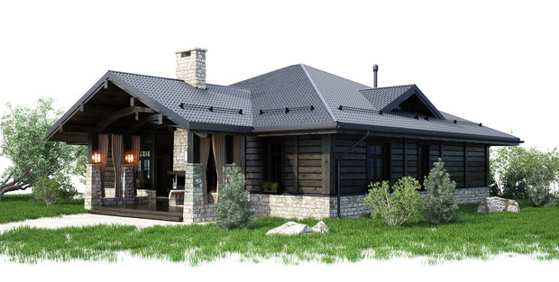 Фото из портфолио Home in the Woods дома – фотографии дизайна интерьеров на INMYROOM