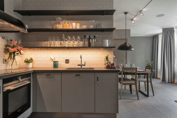 Фото из портфолио Великолепные оттенки серого – фотографии дизайна интерьеров на INMYROOM