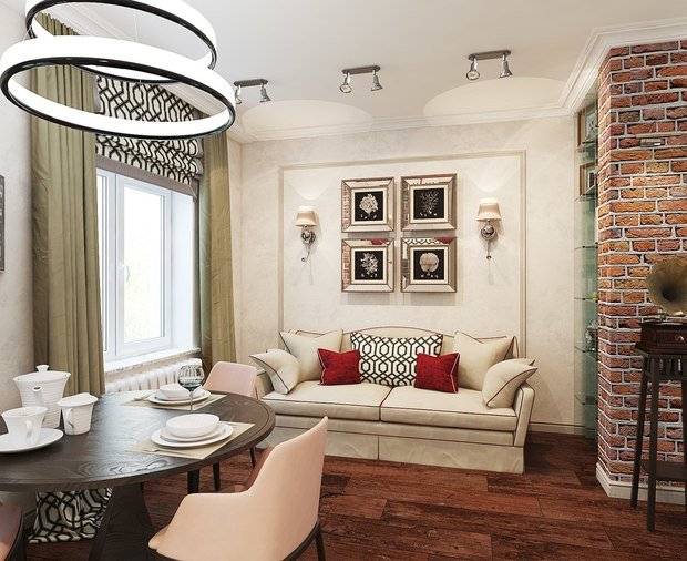 Фото из портфолио Интерьер с камином – фотографии дизайна интерьеров на INMYROOM