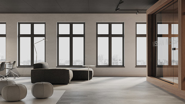 Фото из портфолио Офис NISSAN – фотографии дизайна интерьеров на INMYROOM