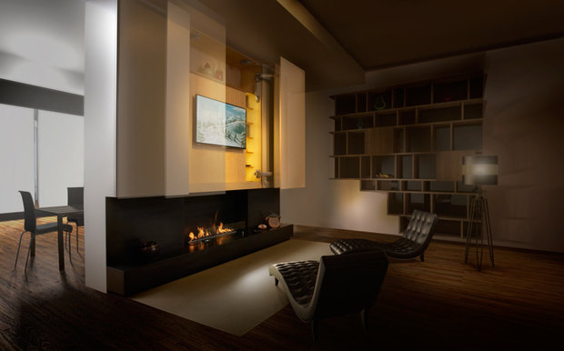 Фото из портфолио Автоматические встраиваемые биокамины Decoflame – фотографии дизайна интерьеров на INMYROOM