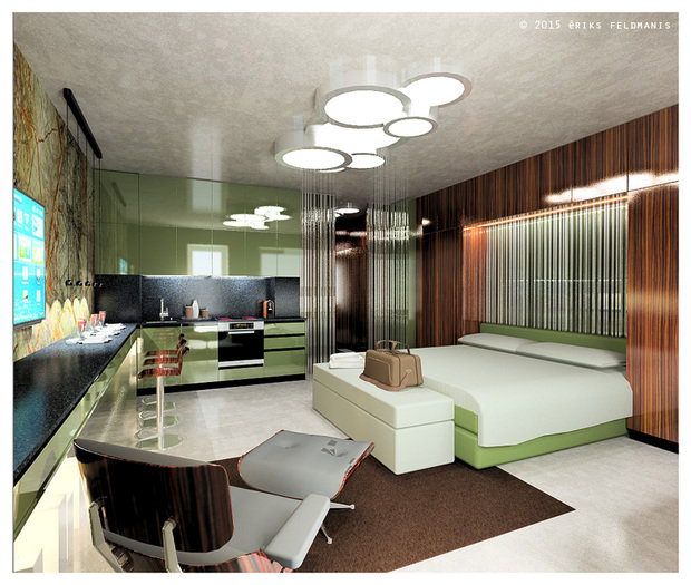 Фото из портфолио Studio on Salnas street 21 (Riga) – фотографии дизайна интерьеров на INMYROOM