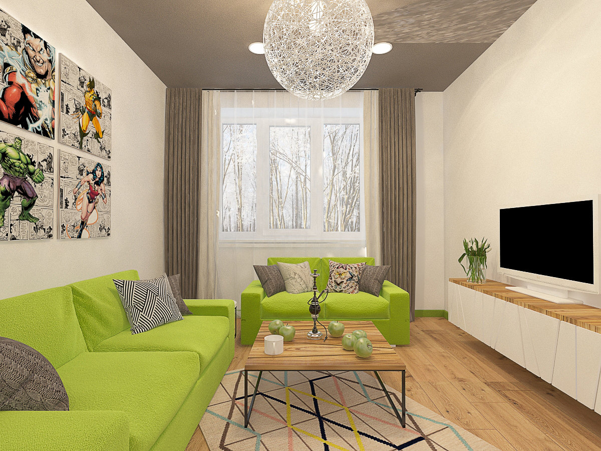 Фото из портфолио Звездная квартира – фотографии дизайна интерьеров на INMYROOM Фото из портфолио Звездная квартира – фотографии дизайна интерьеров на INMYROOM