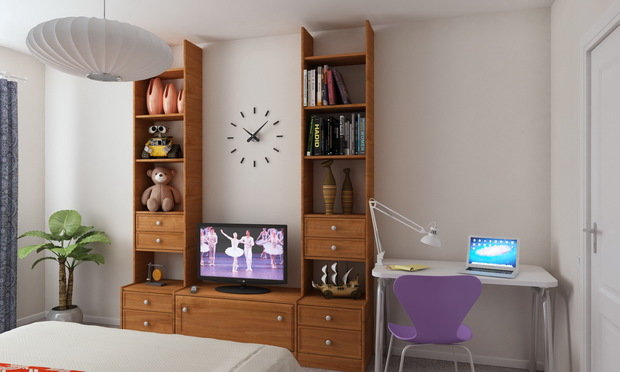 Фото из портфолио Спальня с 3D-панелями – фотографии дизайна интерьеров на INMYROOM