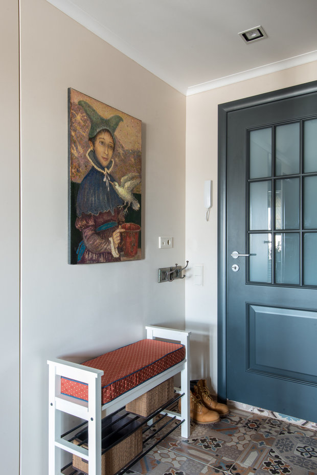 Фотография: Прихожая в стиле Скандинавский, Лофт, Эклектика, Квартира, Проект недели, Москва, Блочный дом, 3 комнаты, 60-90 метров, И-209, Людмила Данилевич – фото на INMYROOM