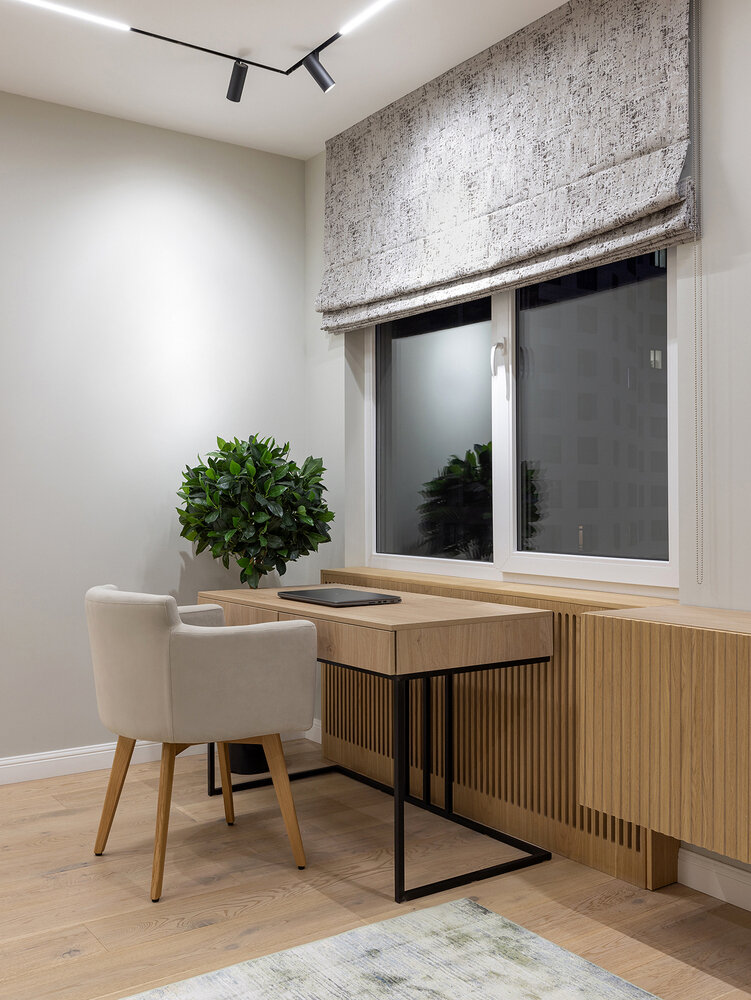 Фотография: Кабинет в стиле Современный, Минимализм, Квартира, Проект недели, Санкт-Петербург, 4 и больше, Более 90 метров, Анастасия Курганова – фото на INMYROOM Фотография: Кабинет в стиле Современный, Минимализм, Квартира, Проект недели, Санкт-Петербург, 4 и больше, Более 90 метров, Анастасия Курганова – фото на INMYROOM