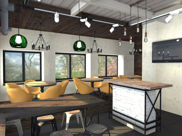 Фото из портфолио Бар-магазин "Зеленая зона", Москва, 2016г – фотографии дизайна интерьеров на INMYROOM