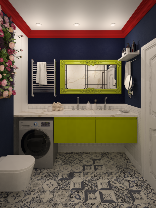 Фото из портфолио Красная лента – фотографии дизайна интерьеров на INMYROOM