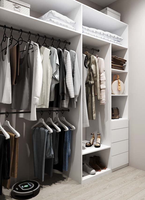 Фотография: Гардеробная в стиле Современный, Квартира, Проект недели, Москва, 4 и больше, Более 90 метров, Texture Design – фото на INMYROOM