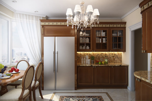 Фото из портфолио Уютная классика – фотографии дизайна интерьеров на INMYROOM