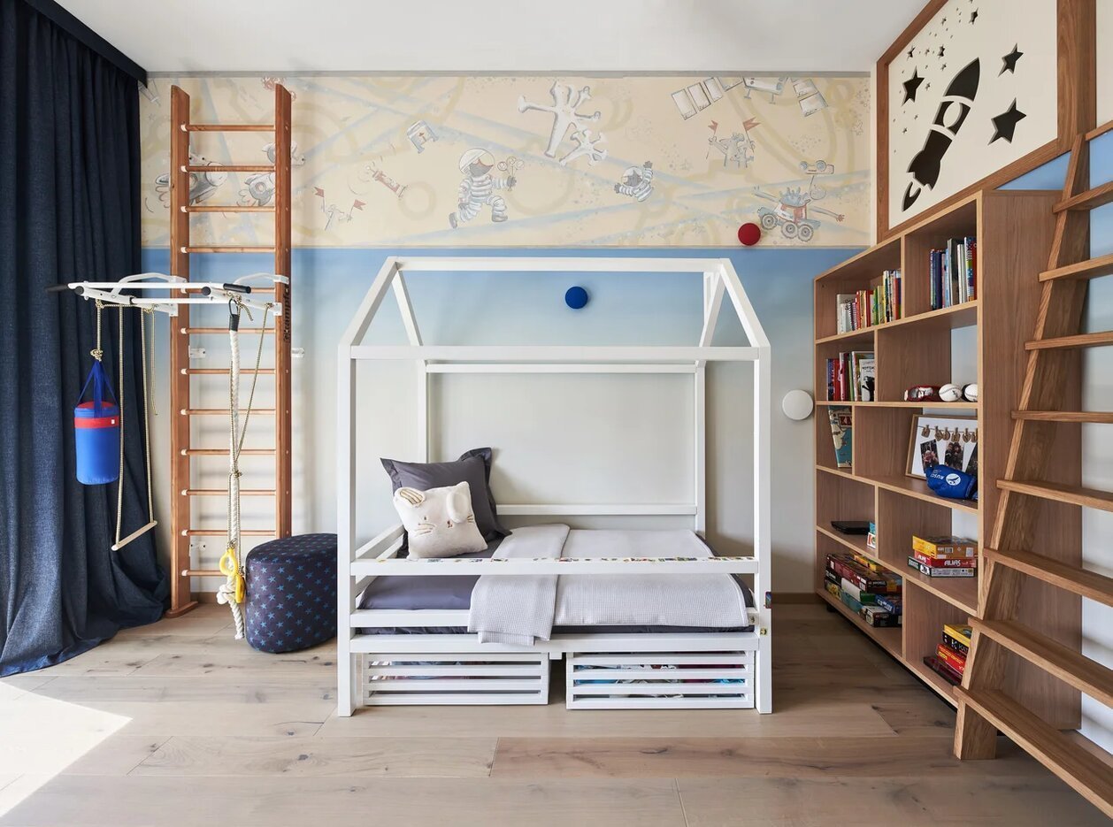 Фотография: Детская в стиле Современный, Квартира, Проект недели, Санкт-Петербург, 4 и больше, Более 90 метров, Николай Банников – фото на INMYROOM Фотография: Детская в стиле Современный, Квартира, Проект недели, Санкт-Петербург, 4 и больше, Более 90 метров, Николай Банников – фото на INMYROOM