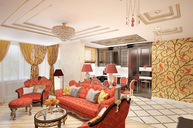 Фото из портфолио Пламя страсти – фотографии дизайна интерьеров на INMYROOM