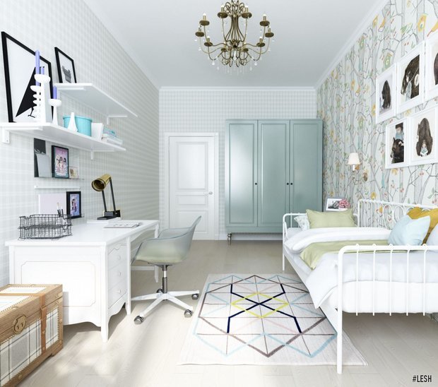 Фото из портфолио Beringa 110 м. | Легкая эклектика – фотографии дизайна интерьеров на INMYROOM