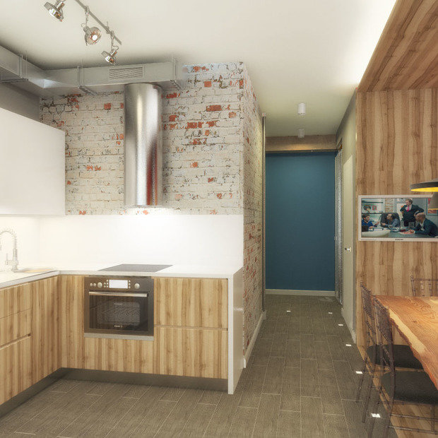 Фото из портфолио Квартира в стиле фьюжн – фотографии дизайна интерьеров на INMYROOM