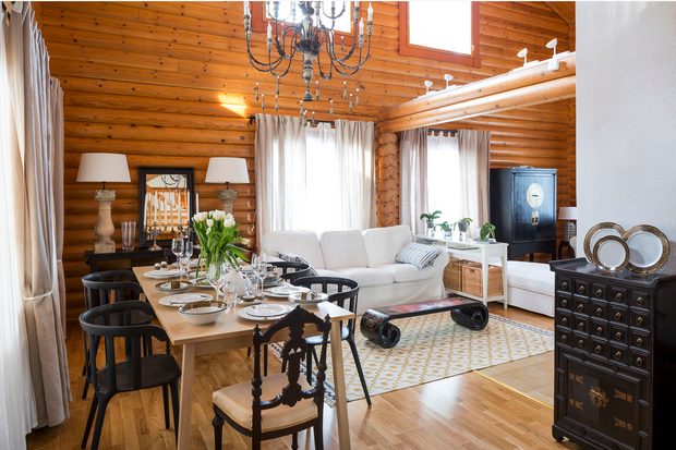 Фотография: Кухня и столовая в стиле Прованс и Кантри, Дом, Дача, Гид, Дом и дача, как обустроить дом из бруса, дом из бруса, интерьер дома из бруса, идеи для дома из бруса, dom-iz-brusa – фото на INMYROOM