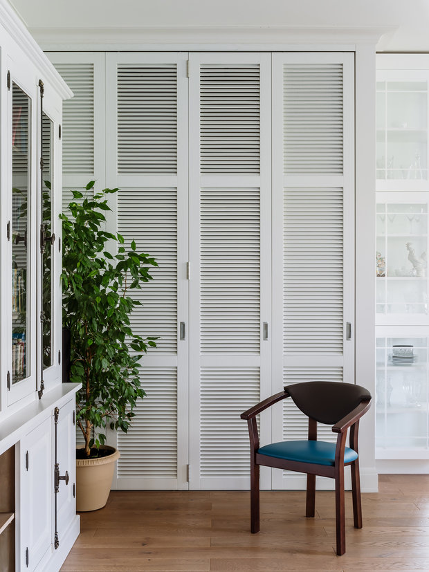 Интерьер гардеробной в стиле минимализм