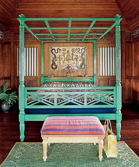 Фотография: Спальня в стиле Восточный, Дома и квартиры, Городские места, Бали – фото на INMYROOM