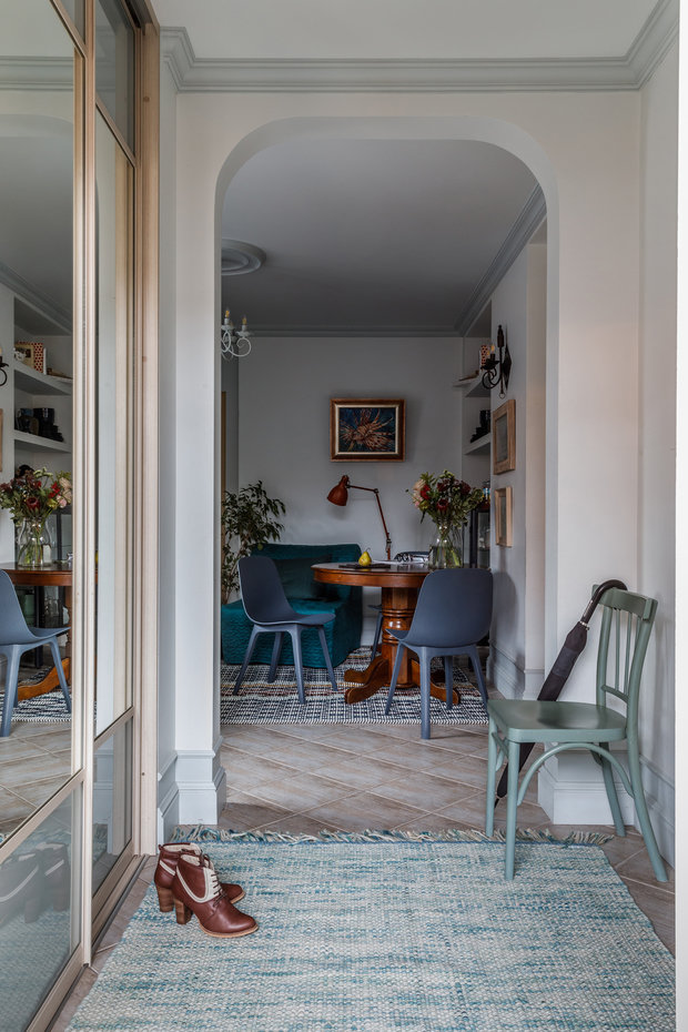 Фотография: Прихожая в стиле Скандинавский, Дом, Проект недели, Дом и дача, Краснодар, Кирпичный дом, 2 комнаты, 60-90 метров, Надежда Маций – фото на INMYROOM