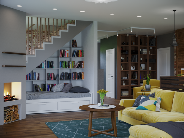 Фото из портфолио Дом 220 кв.м. – фотографии дизайна интерьеров на INMYROOM