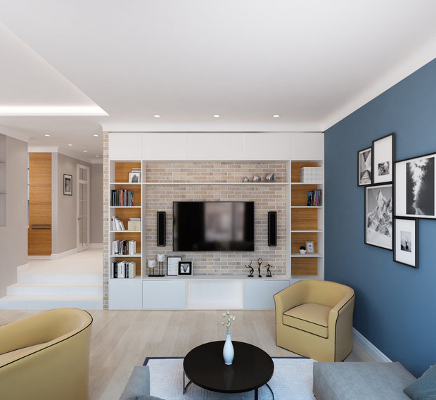 Фото из портфолио Легкость в пространстве – фотографии дизайна интерьеров на INMYROOM